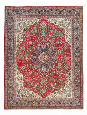Perserteppich - Täbriz - Royal - 396 x 298 cm - rot