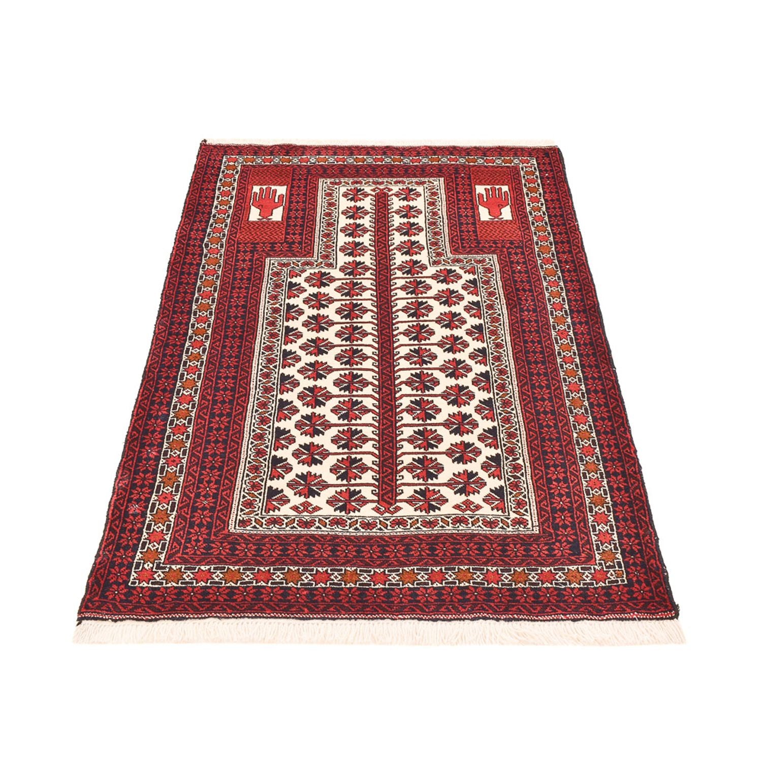 Belutsch Teppich - 143 x 99 cm - mehrfarbig