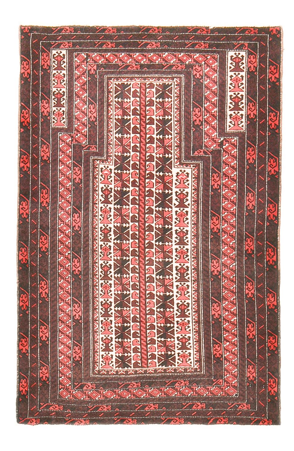 Belutsch Teppich - 146 x 98 cm - mehrfarbig