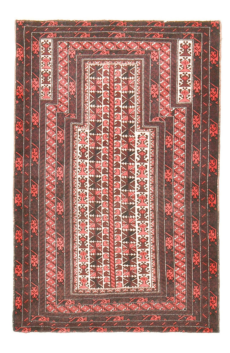 Belutsch Teppich - 146 x 98 cm - mehrfarbig