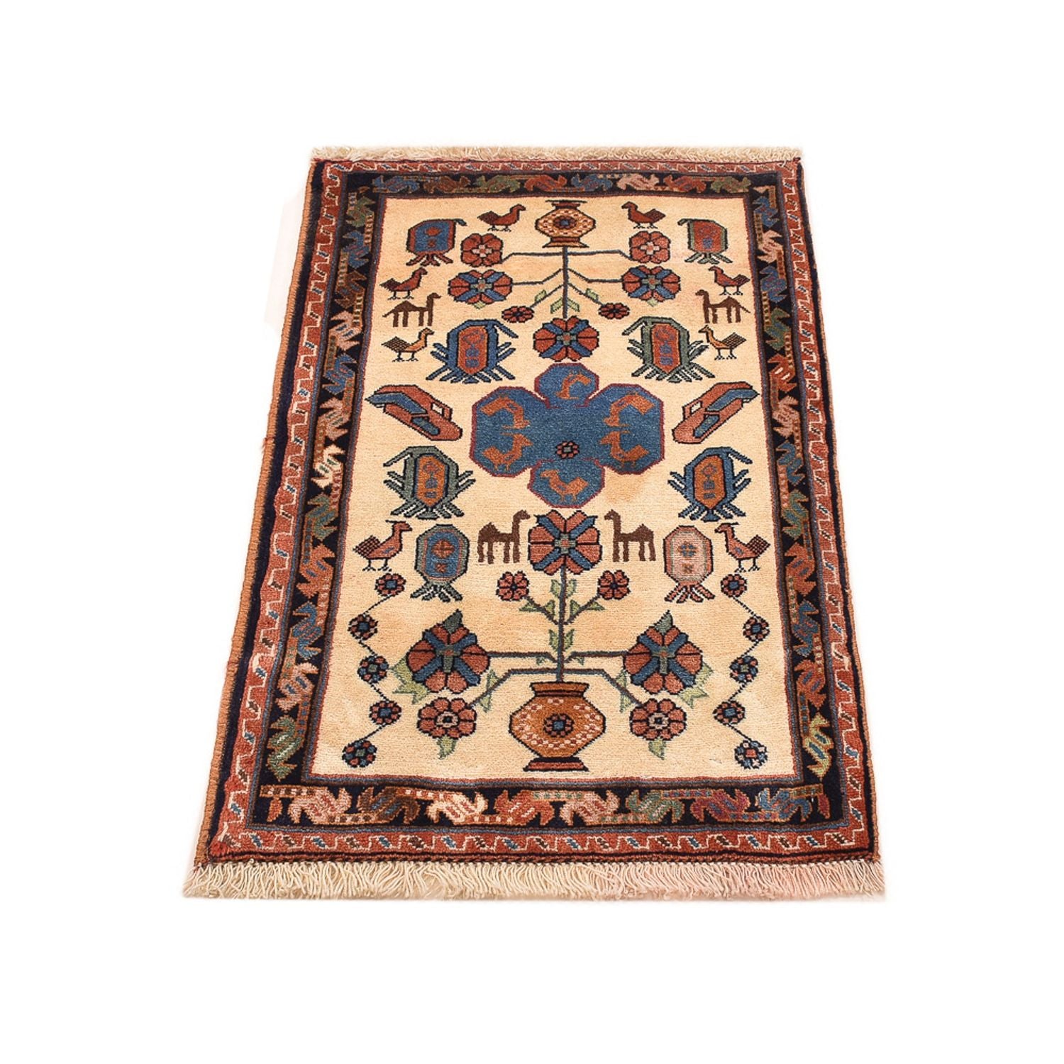 Gabbeh Teppich - Kaschkuli Perser - 95 x 57 cm - mehrfarbig