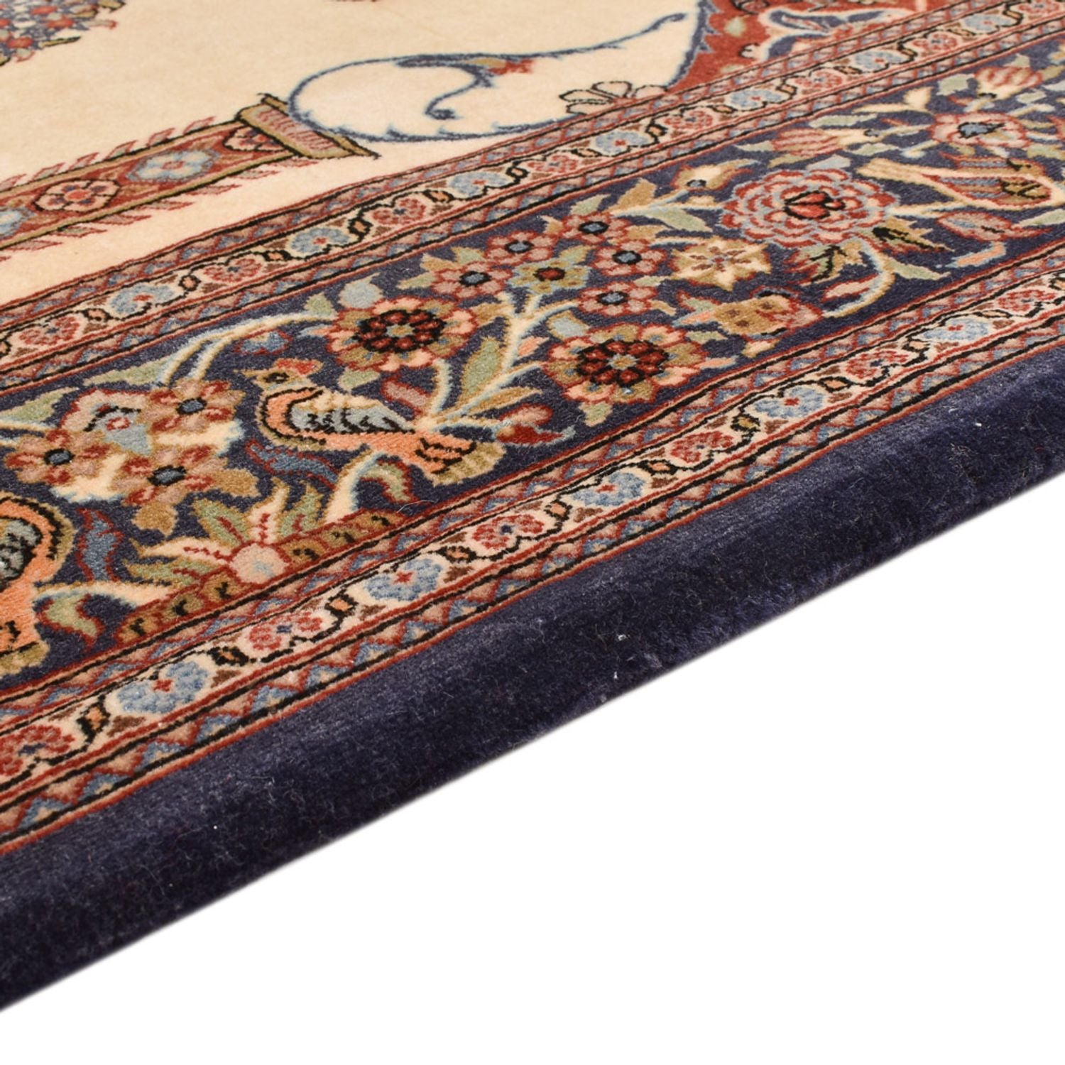 Perserteppich - Ghom - Royal - 204 x 132 cm - beige