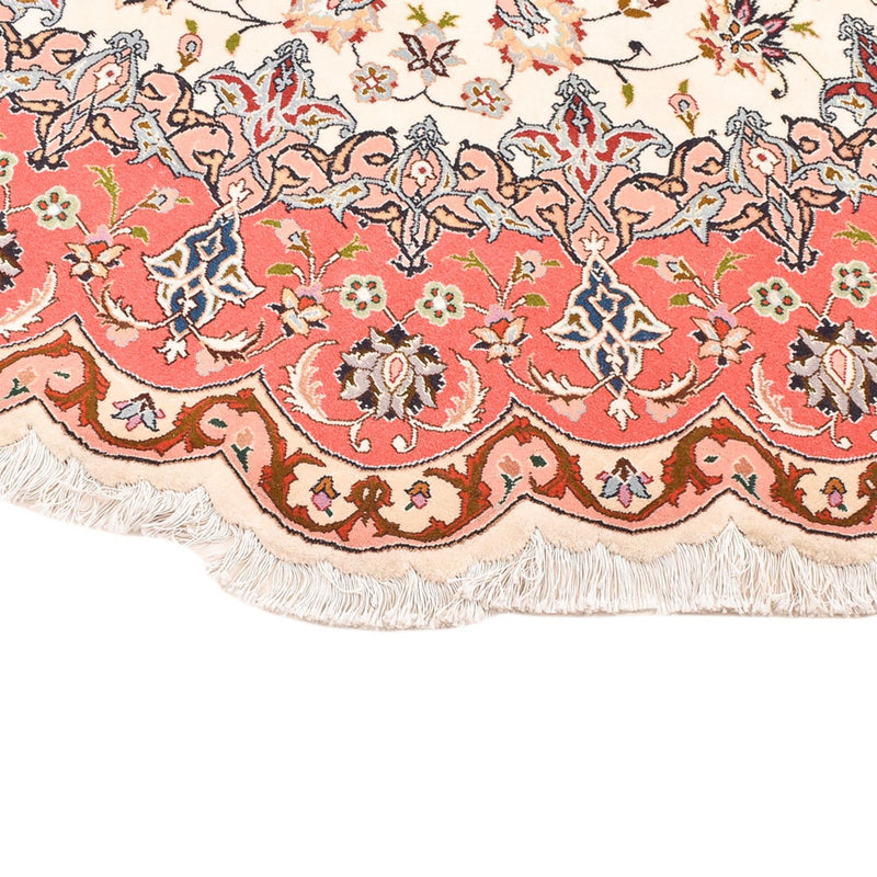 Perserteppich - Täbriz - Royal rund  - 200 x 200 cm - mehrfarbig