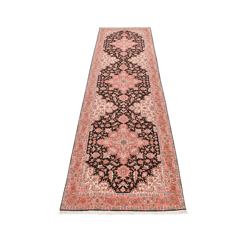 Läufer Perser - Täbriz - Royal - 352 x 90 cm - hellrot