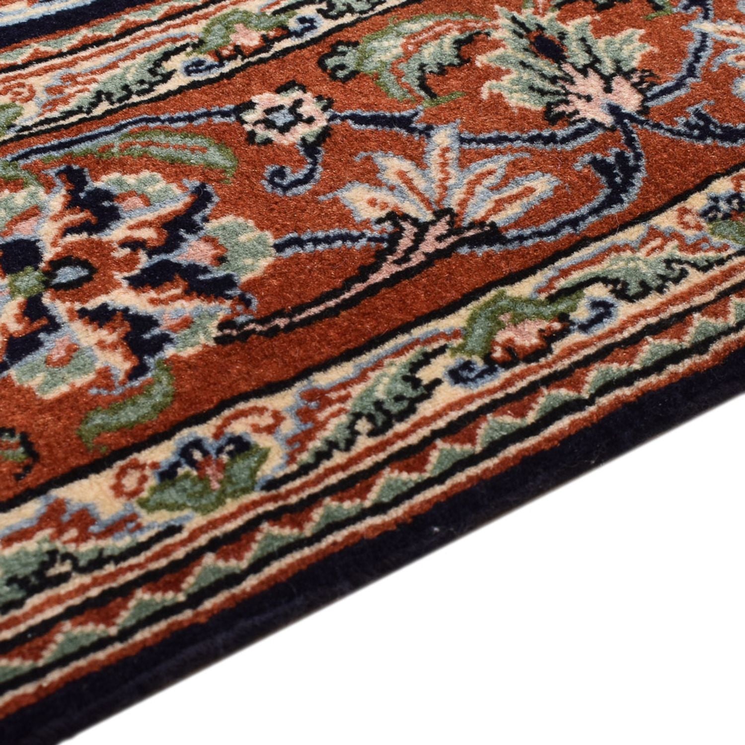 Perserteppich - Ghom - Royal - 208 x 137 cm - dunkelbeige