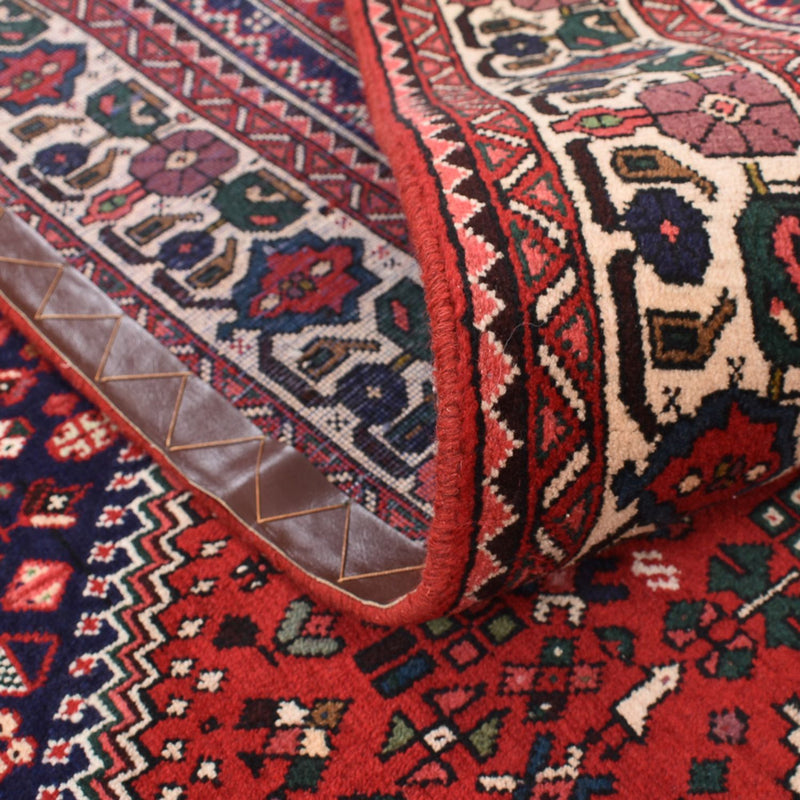 Perserteppich - Nomadic quadratisch  - 198 x 198 cm - rot