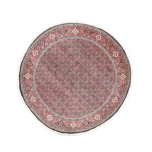 Perserteppich - Bidjar rund  - 200 x 200 cm - rost