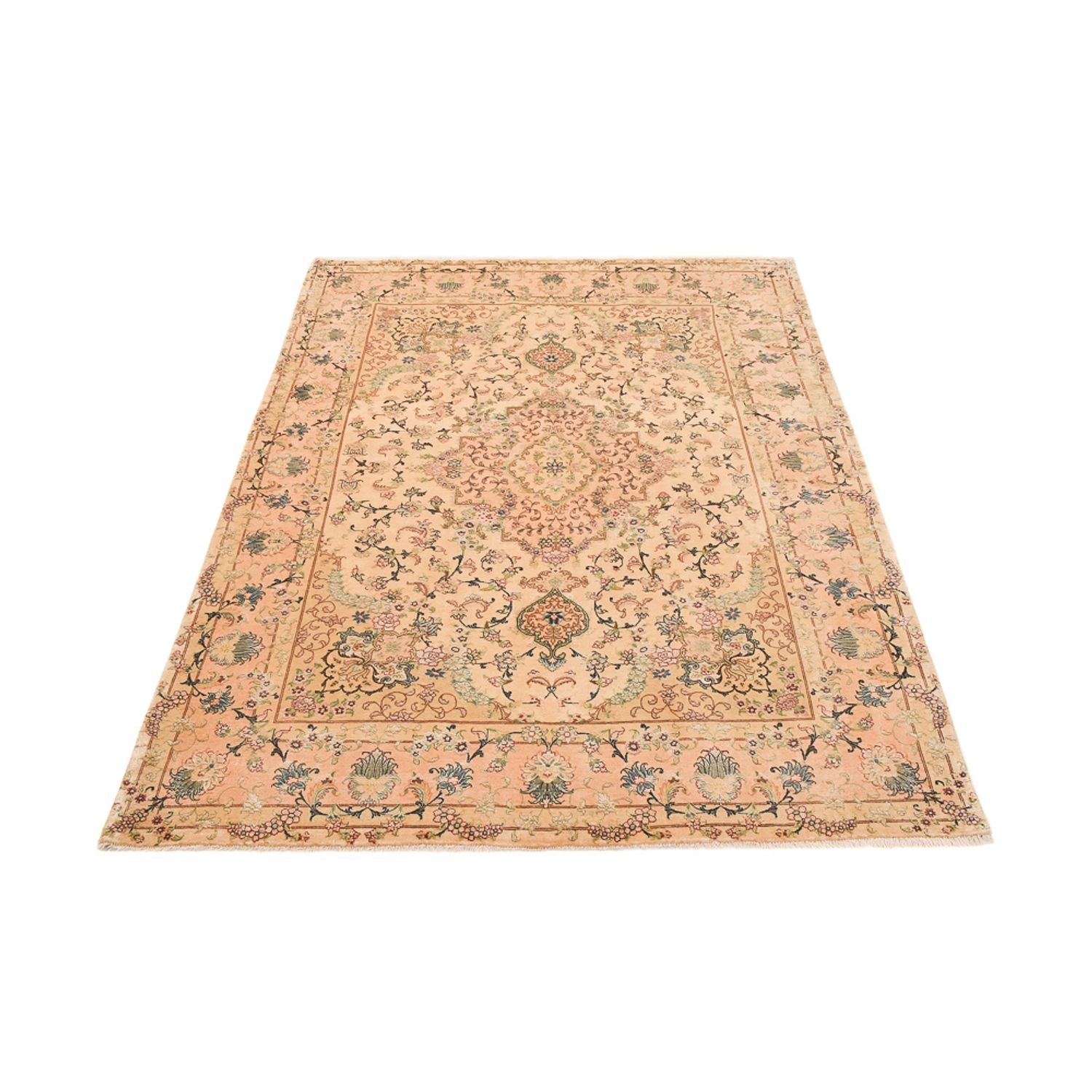 Perserteppich - Täbriz - Royal - 198 x 148 cm - caramel