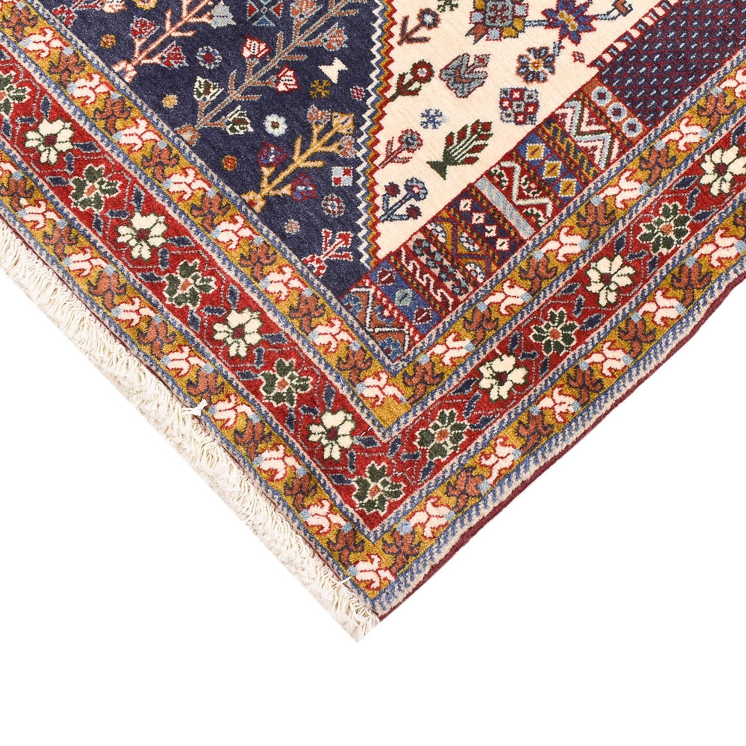 Gabbeh Teppich - Kaschkuli Perser - 148 x 105 cm - mehrfarbig