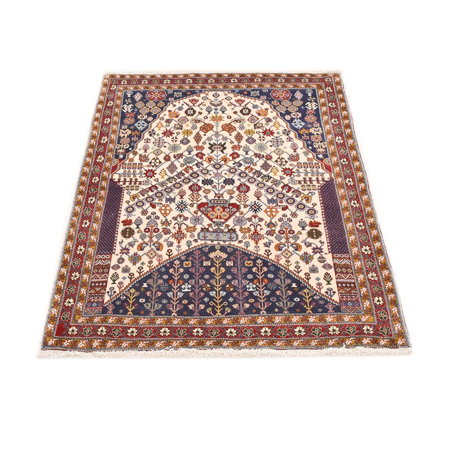 Gabbeh Teppich - Kaschkuli Perser - 148 x 105 cm - mehrfarbig