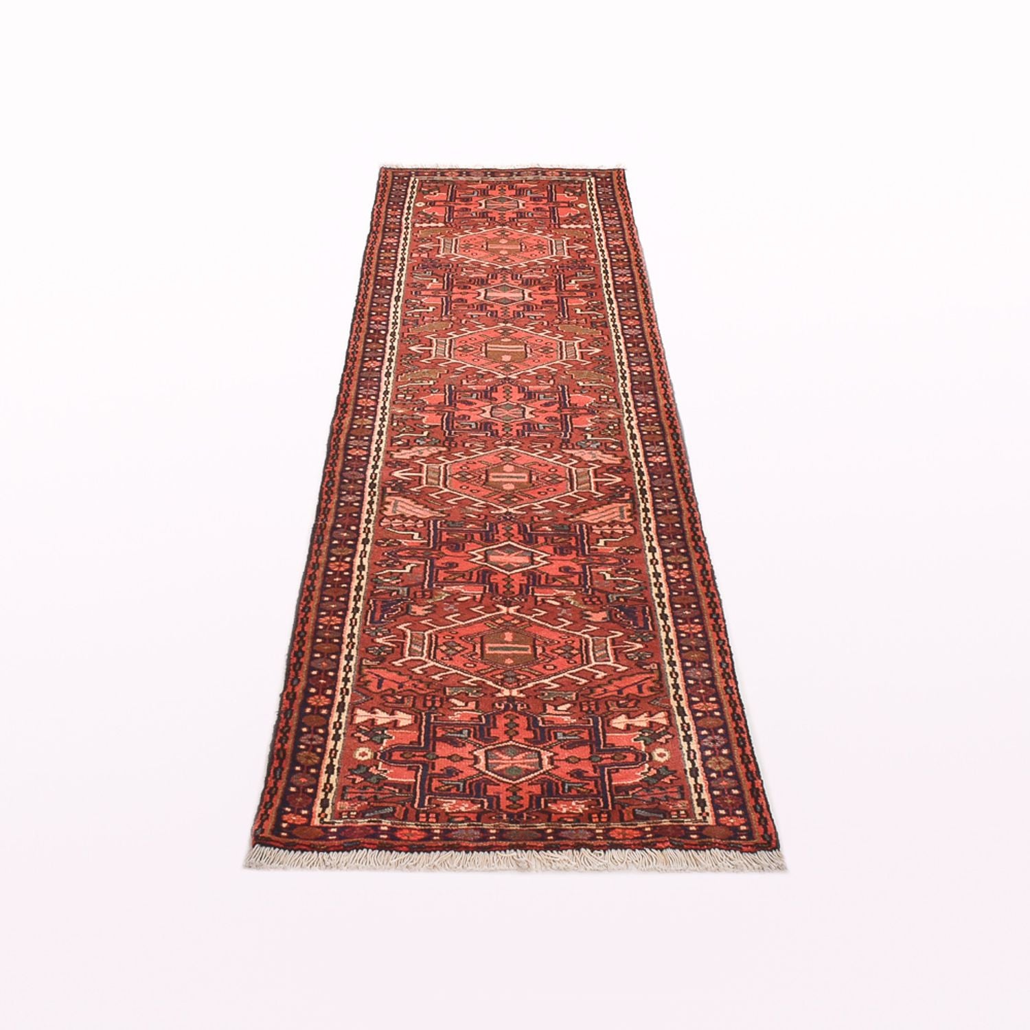Läufer Perser - Nomadic - 281 x 78 cm - hellrot