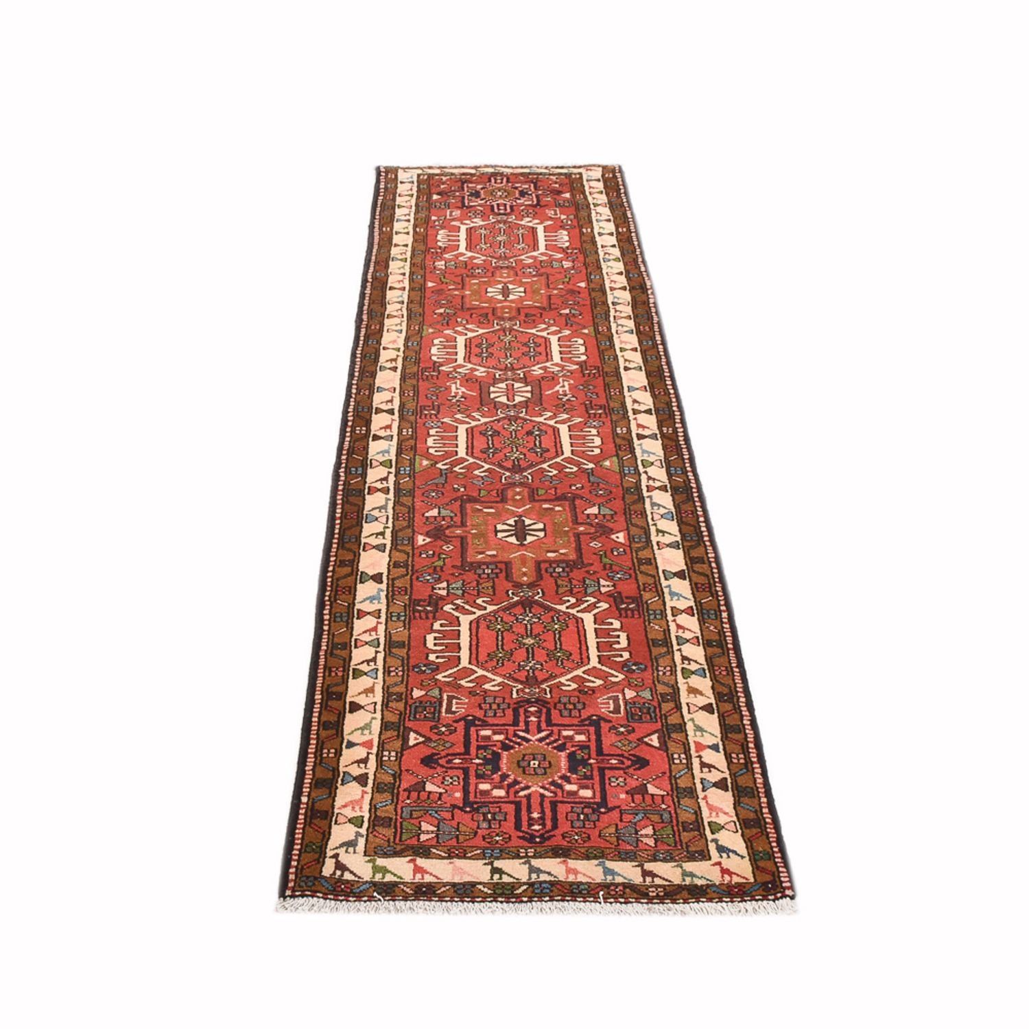 Läufer Perser - Nomadic - 310 x 77 cm - rot