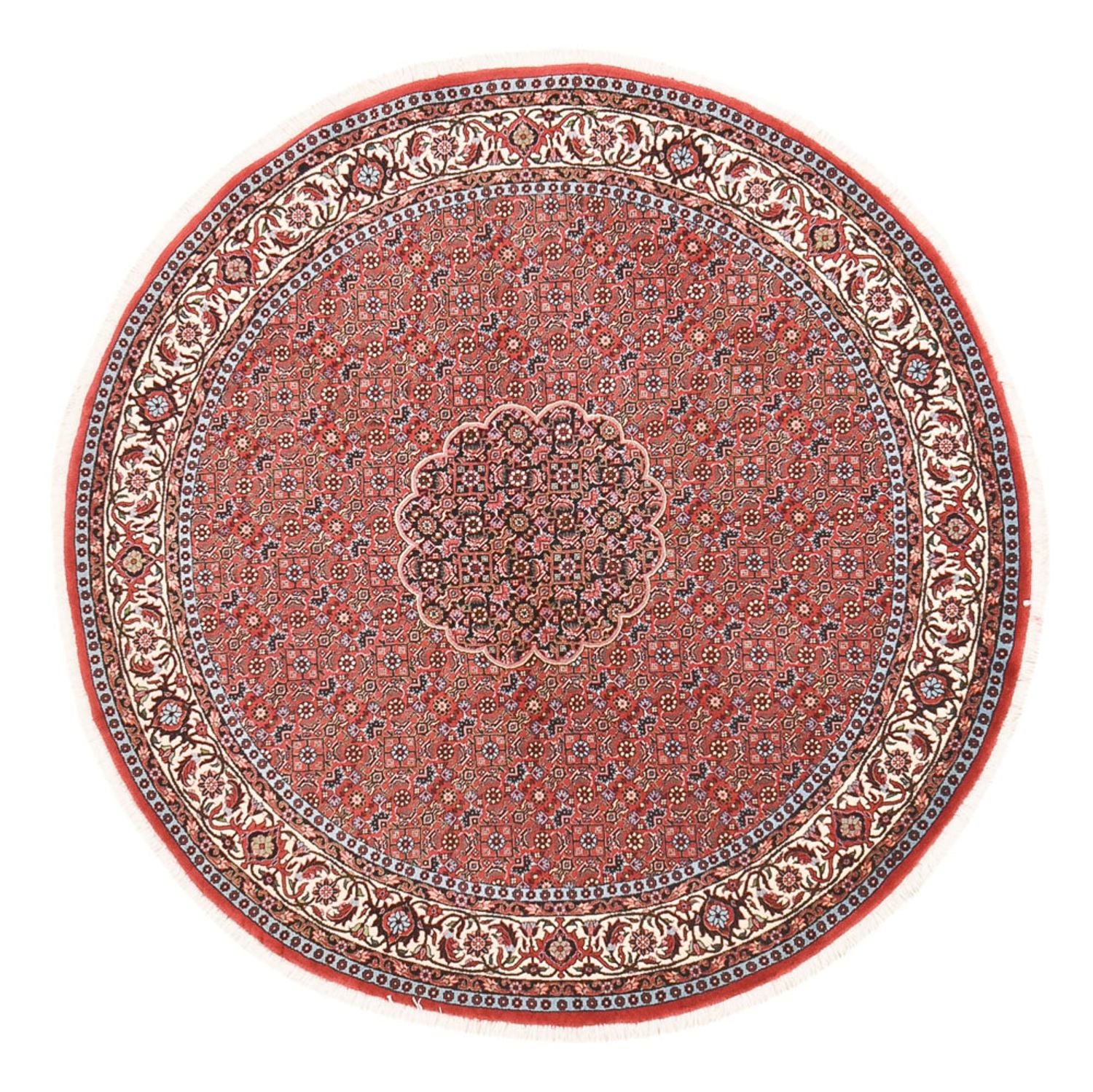 Perserteppich - Bidjar rund  - 150 x 150 cm - rost