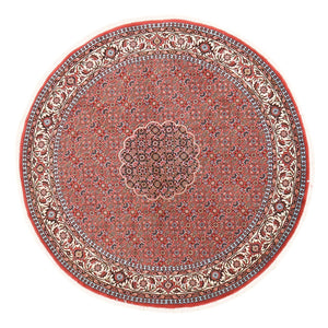 Perserteppich - Bidjar rund  - 150 x 150 cm - rost