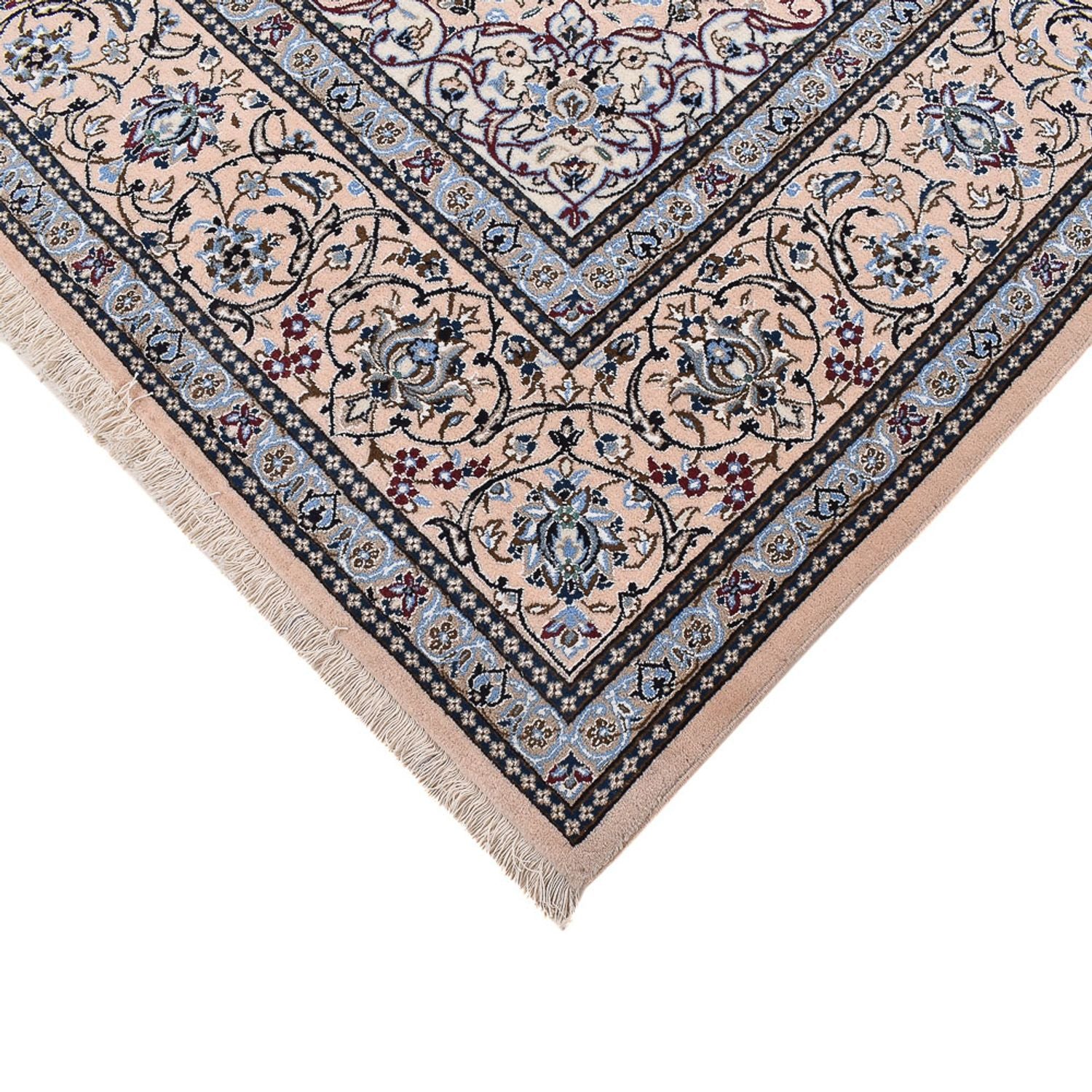 Perserteppich - Nain - Royal - 353 x 242 cm - hellgrün