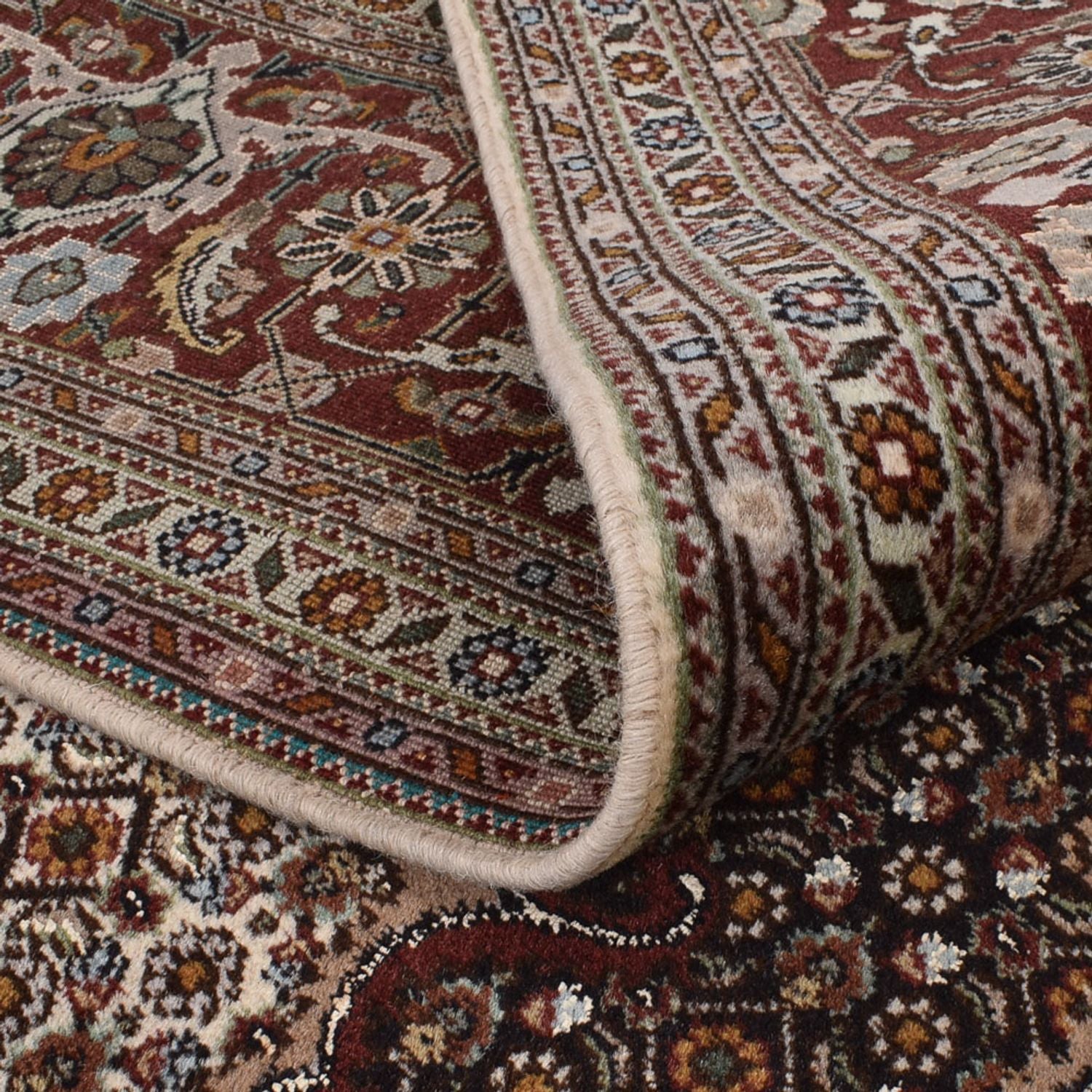 Perserteppich - Täbriz - Royal quadratisch  - 252 x 247 cm - braun
