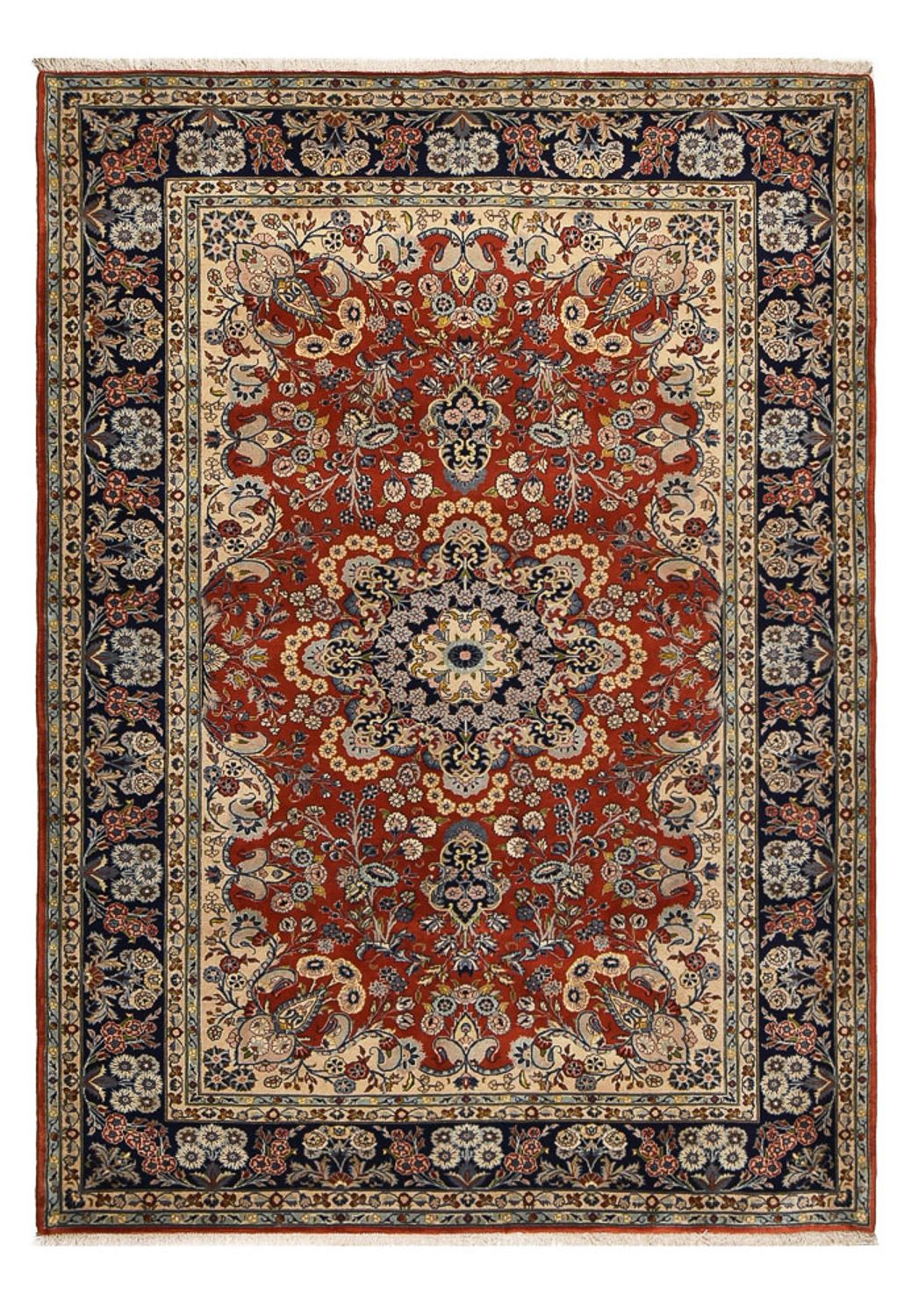 Perserteppich - Keshan - 288 x 208 cm - dunkelrot