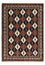 Perserteppich - Nomadic - 205 x 150 cm - mehrfarbig