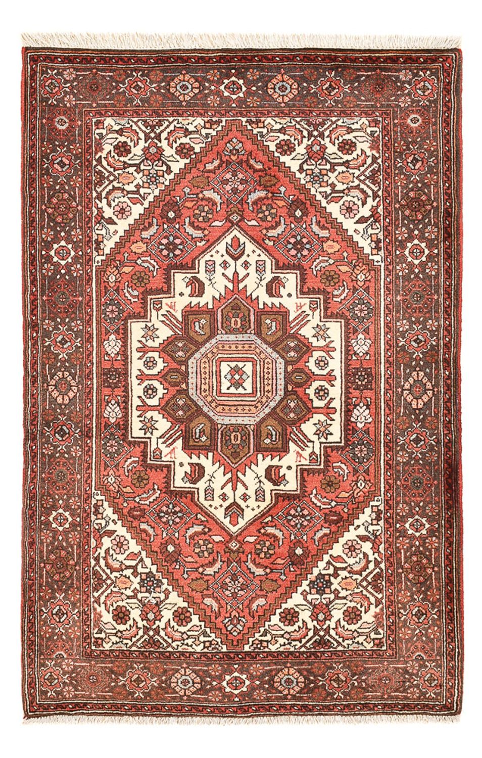 Perserteppich - Bidjar - 138 x 86 cm - hellrot