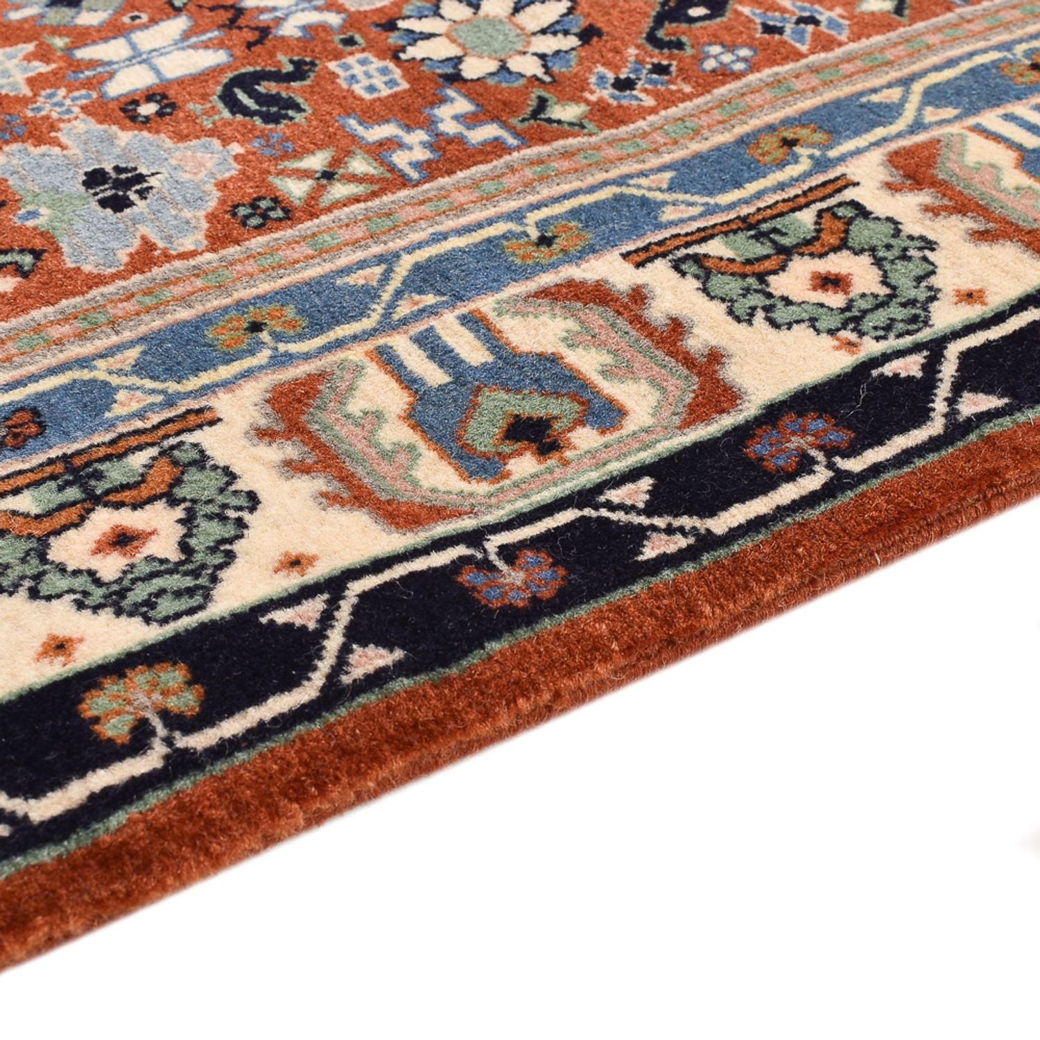 Gabbeh Teppich - Kaschkuli Perser - 162 x 116 cm - rost