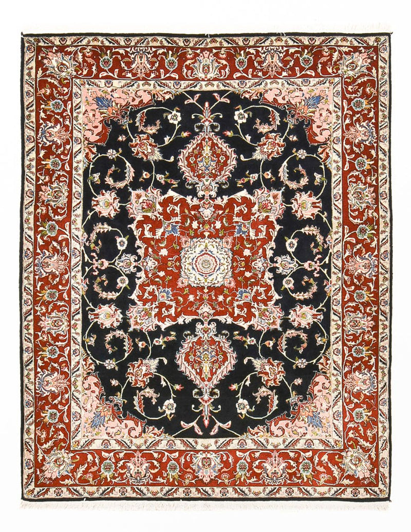 Perserteppich - Ghom - 180 x 140 cm - dunkelblau