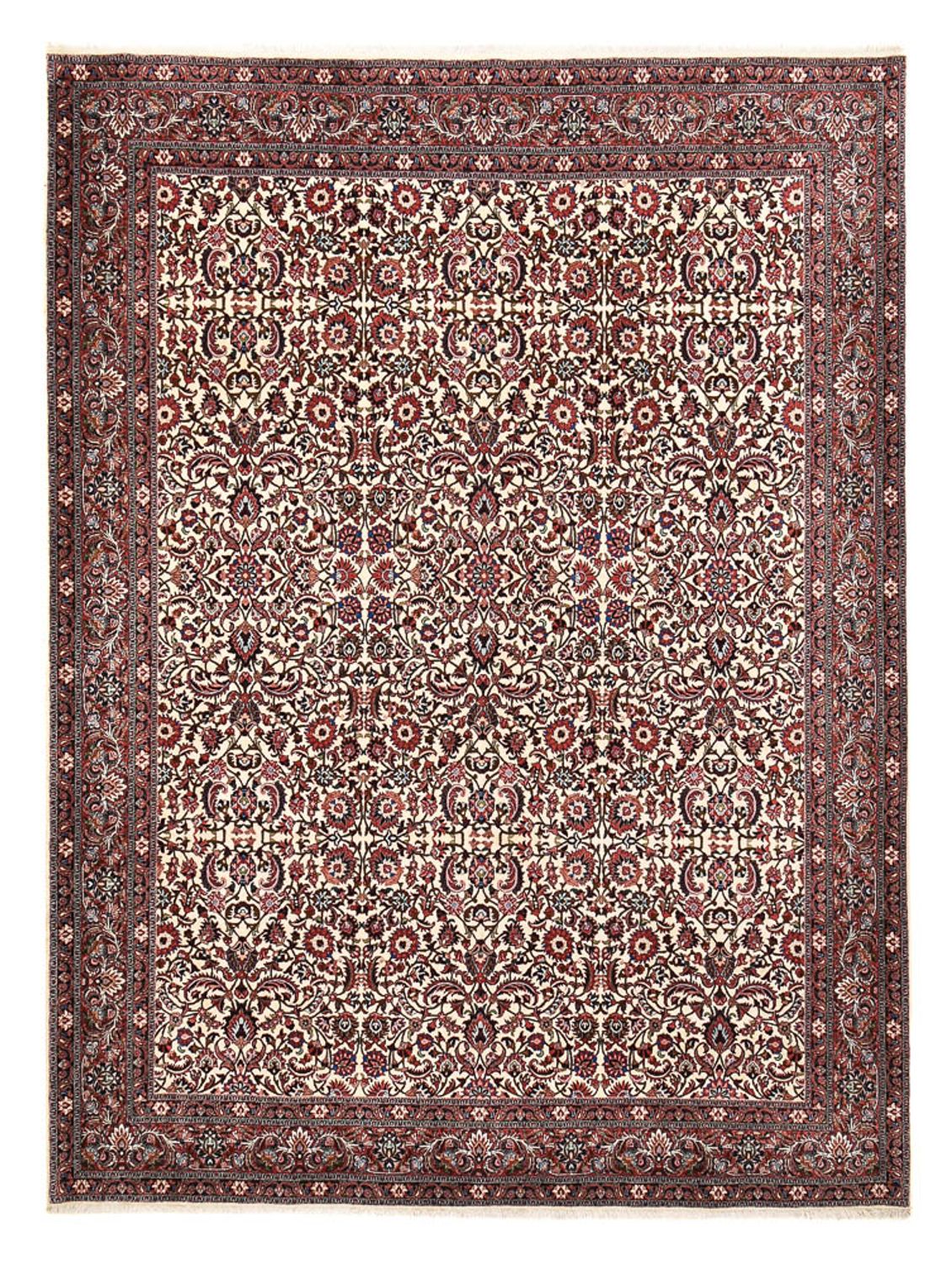 Perserteppich - Bidjar - 400 x 302 cm - bordeauxrot