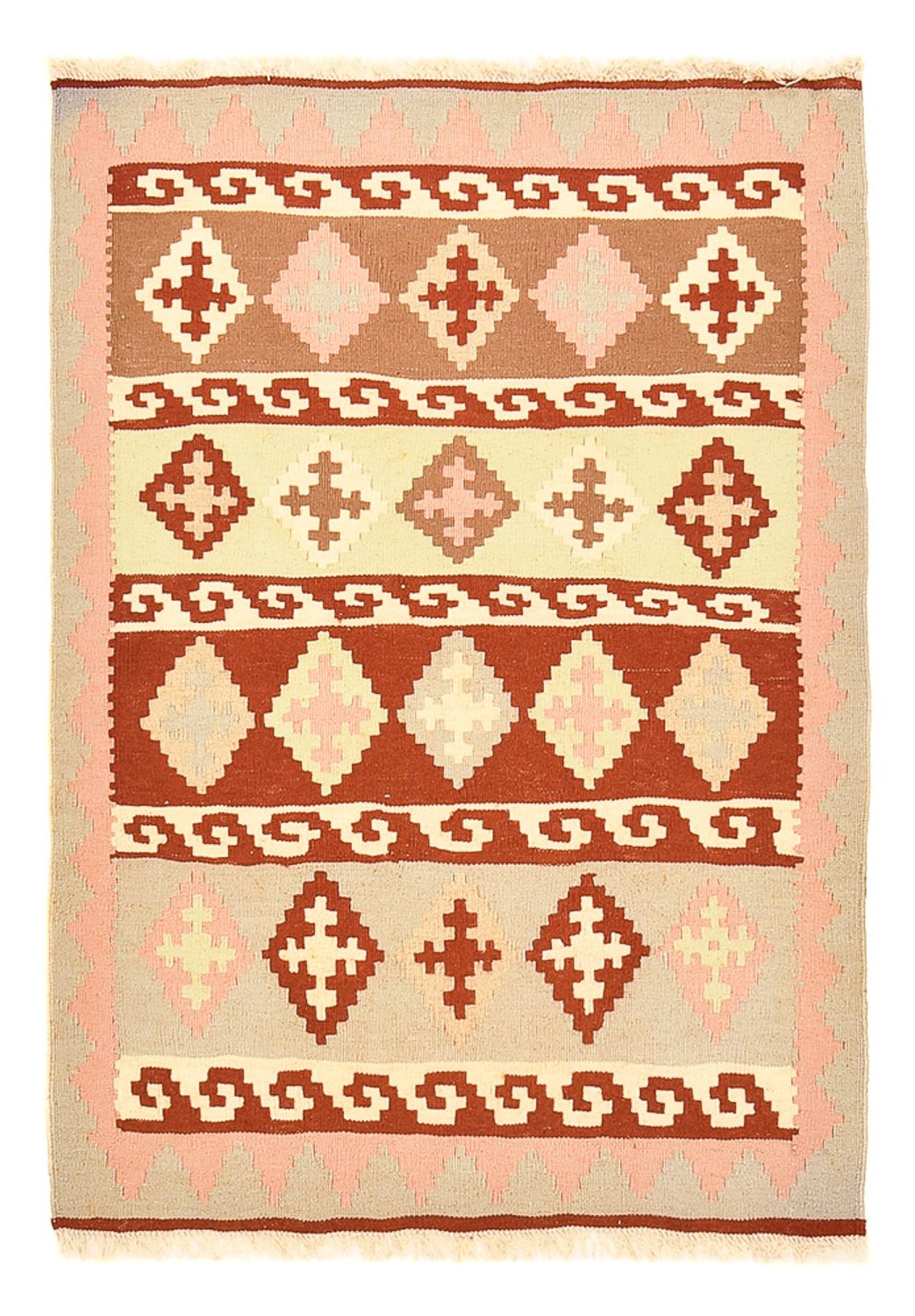 Kelim Teppich - Oriental - 137 x 98 cm - mehrfarbig