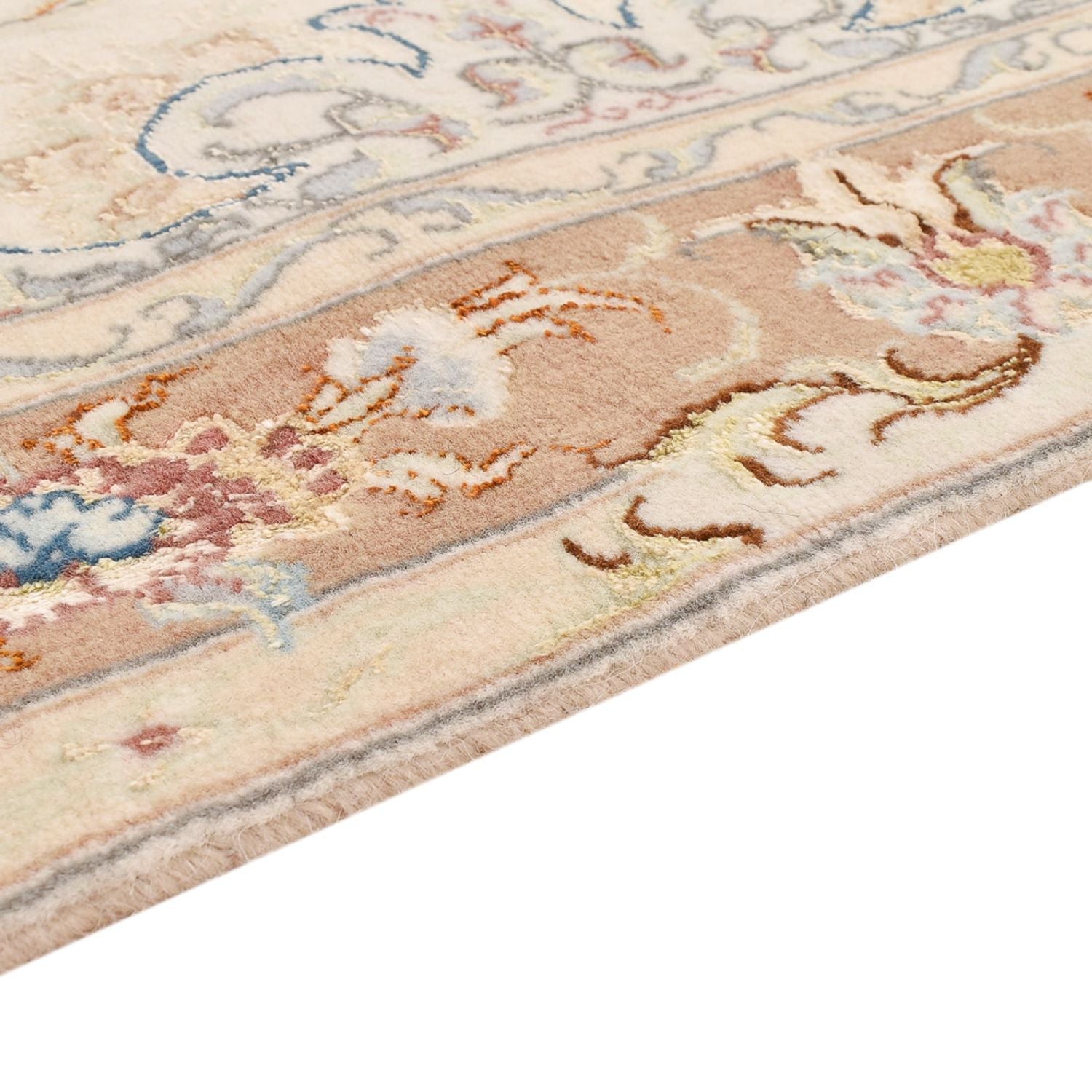 Läufer Perser - Täbriz - Royal - 372 x 87 cm - beige