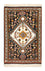 Gabbeh Teppich - Kaschkuli Perser - 60 x 35 cm - mehrfarbig