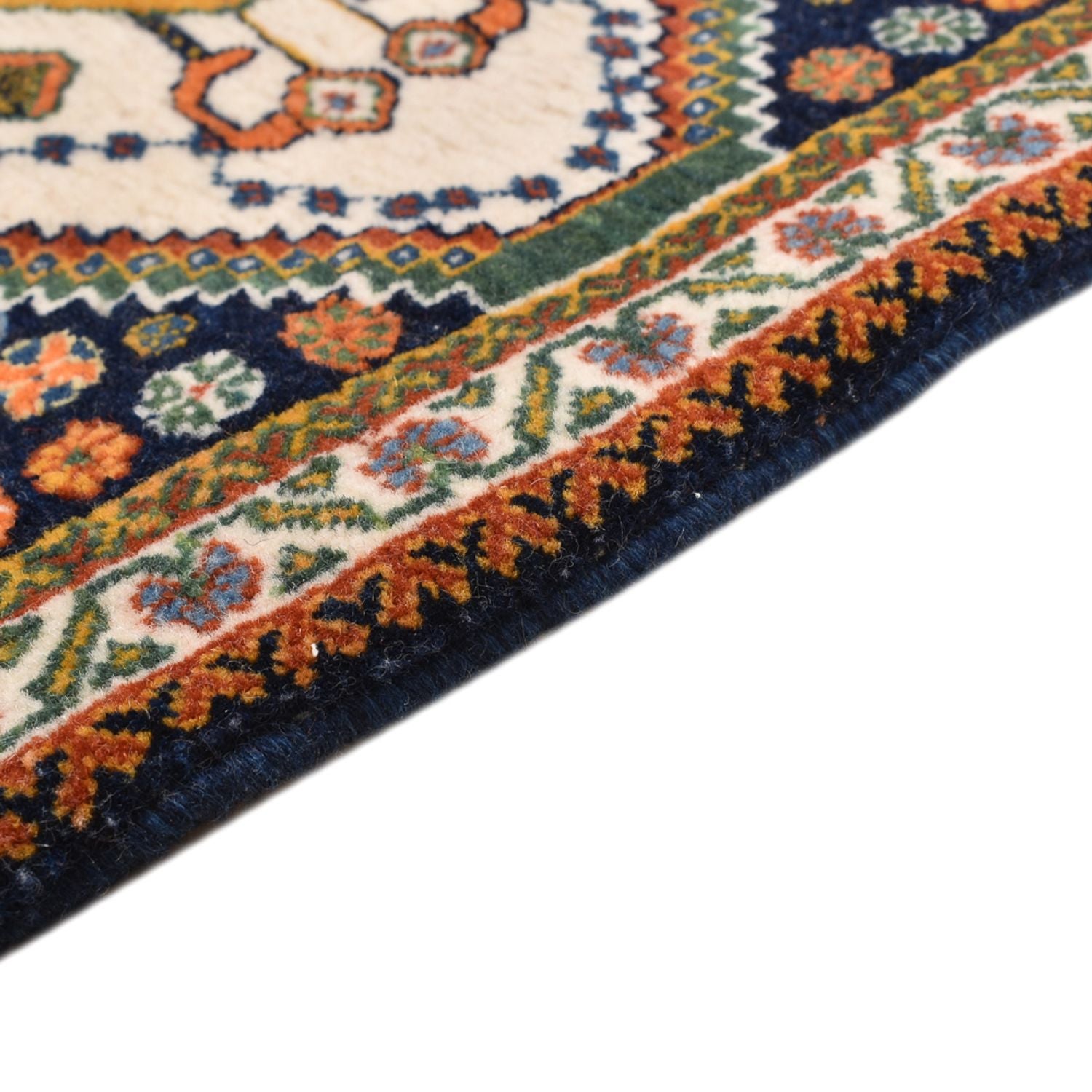 Gabbeh Teppich - Kaschkuli Perser - 60 x 35 cm - mehrfarbig
