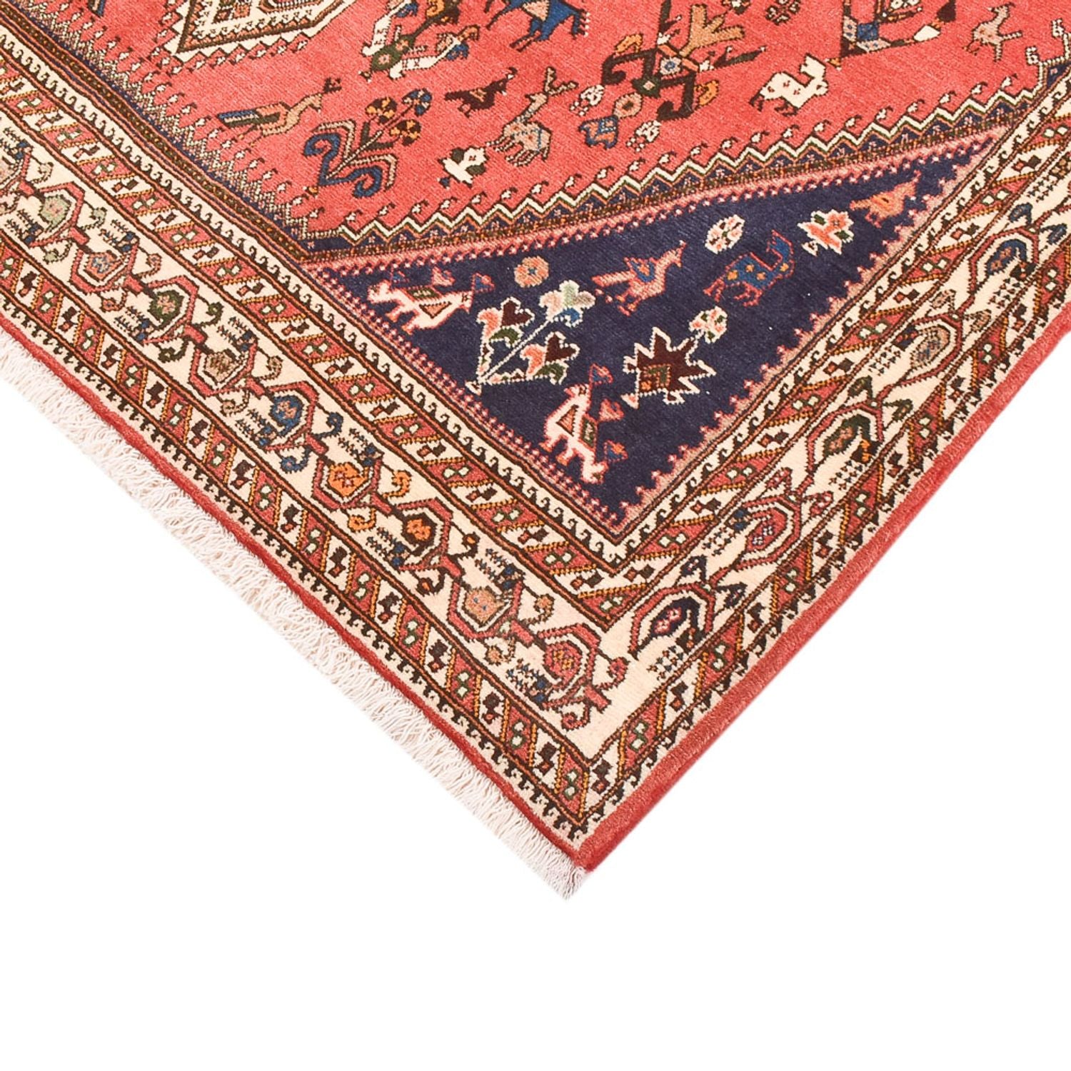 Perserteppich - Nomadic - 205 x 140 cm - rot