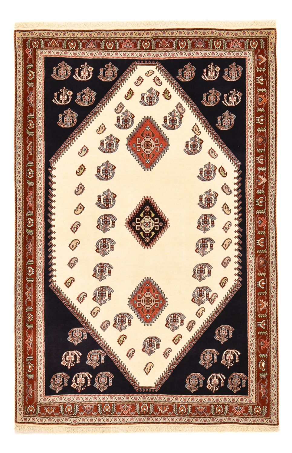 Perserteppich - Nomadic - 237 x 150 cm - mehrfarbig