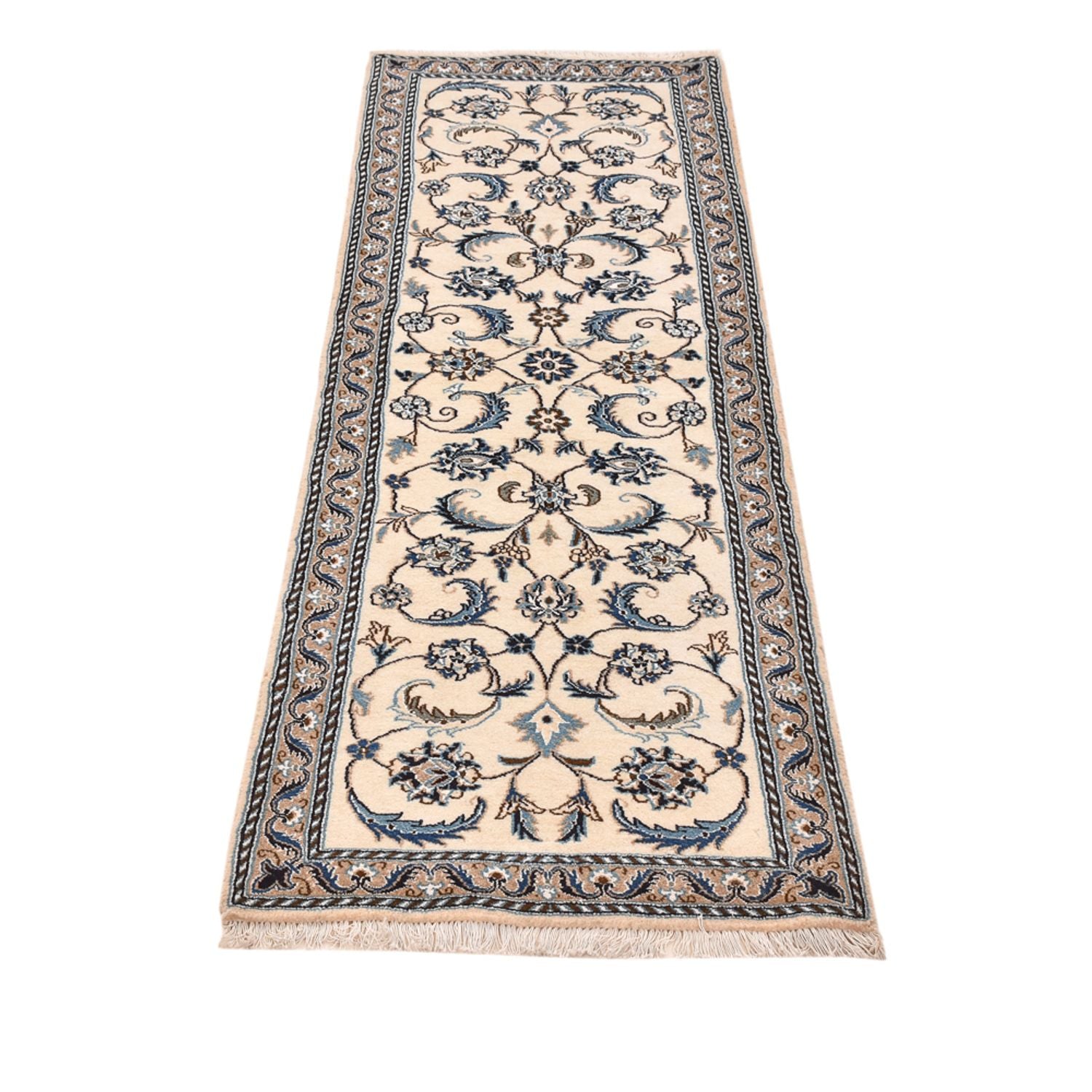 Läufer Perser - Nain - Royal - 200 x 60 cm - creme