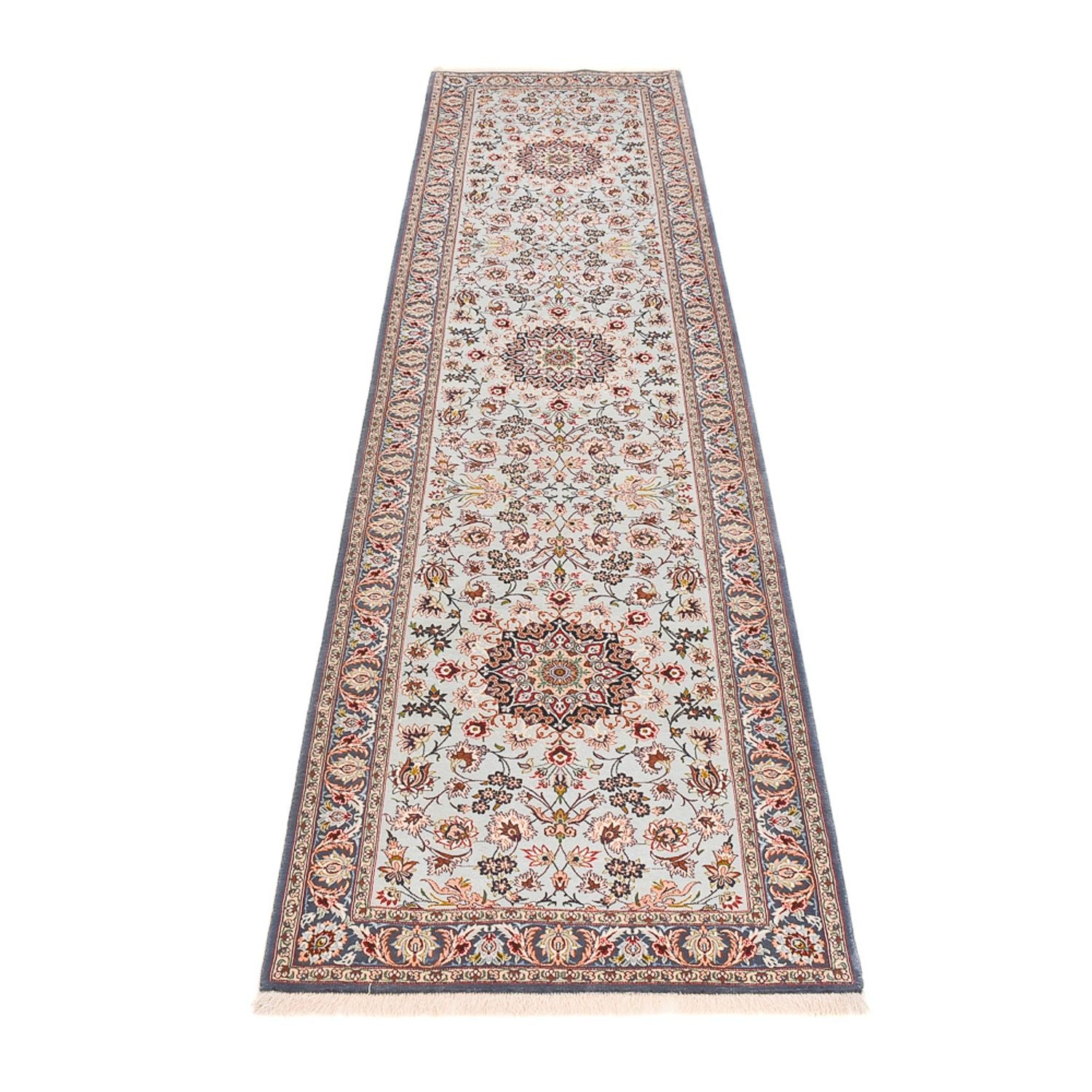 Läufer Perser - Isfahan - Premium - 313 x 83 cm - rost