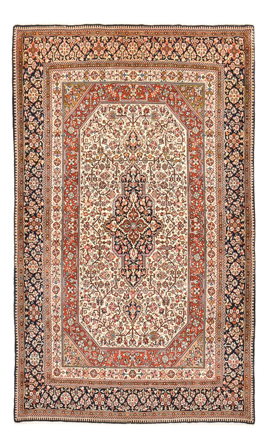 Perserteppich - Ghom - 220 x 136 cm - rost