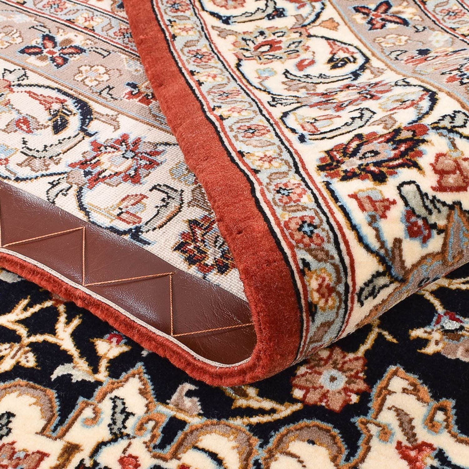 Perserteppich - Ghom - Royal - 154 x 103 cm - dunkelblau