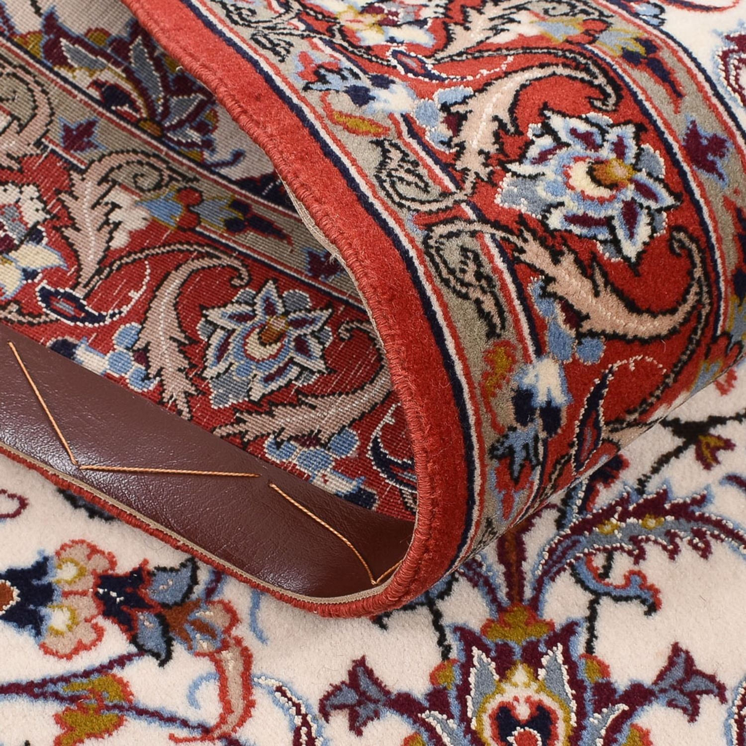 Läufer Perser - Isfahan - Premium - 190 x 70 cm - dunkelbeige