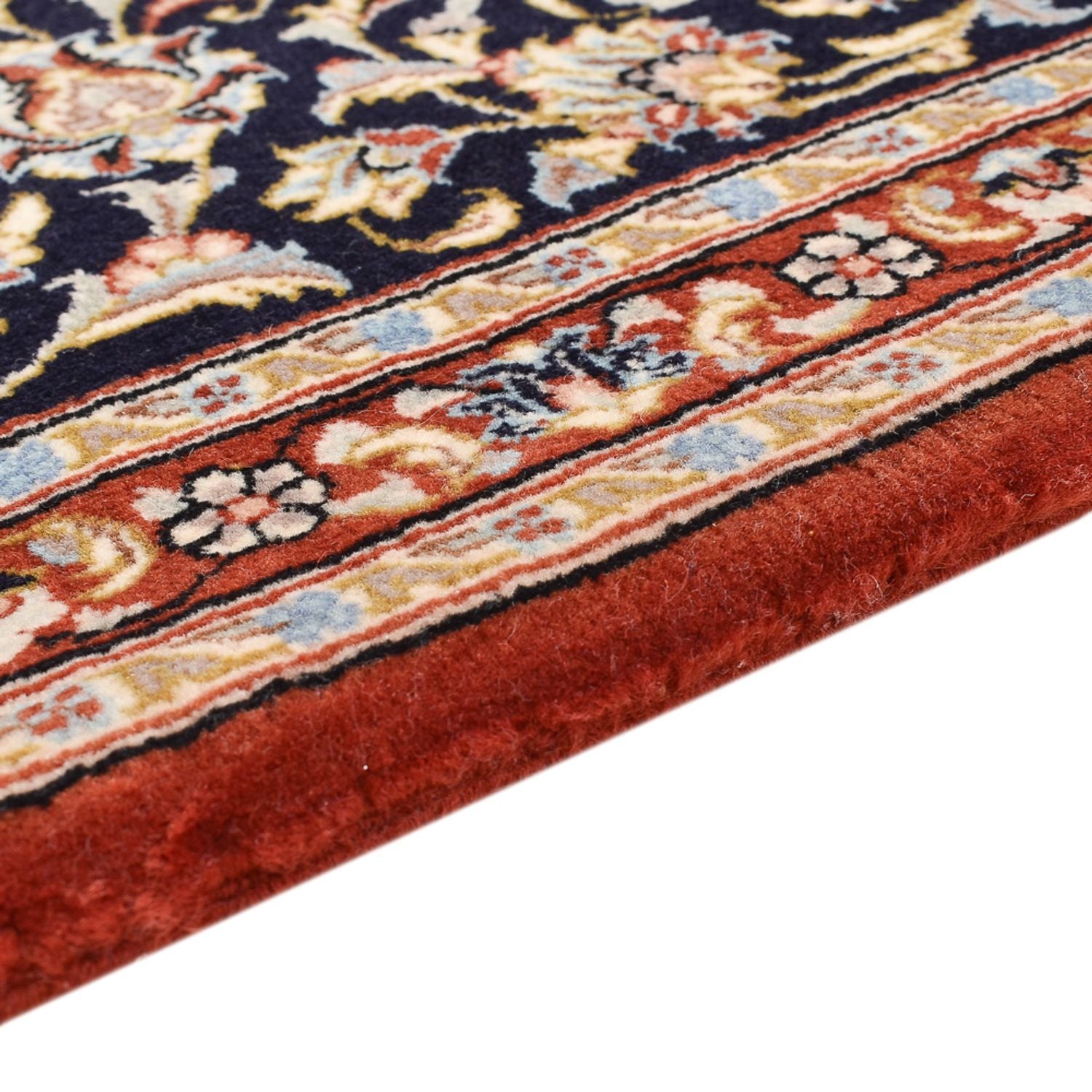 Läufer Perser - Ghom - Royal - 155 x 55 cm - dunkelblau