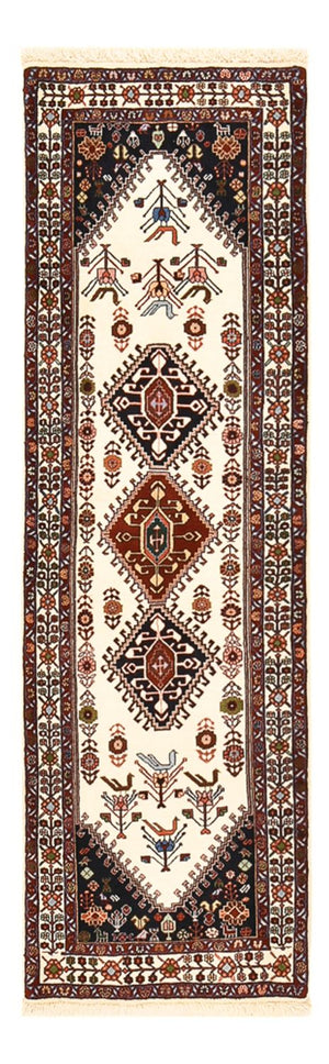 Läufer Gabbeh - Kaschkuli Perser - 200 x 63 cm - mehrfarbig