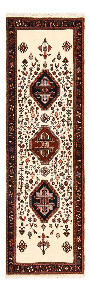 Läufer Gabbeh - Kaschkuli Perser - 205 x 65 cm - mehrfarbig
