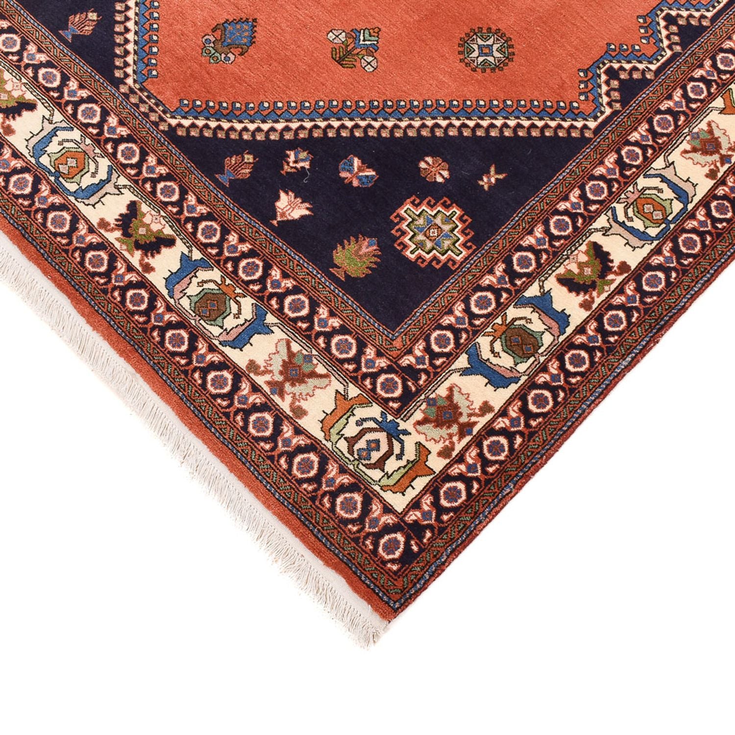 Gabbeh Teppich - Kaschkuli Perser - 255 x 163 cm - rot