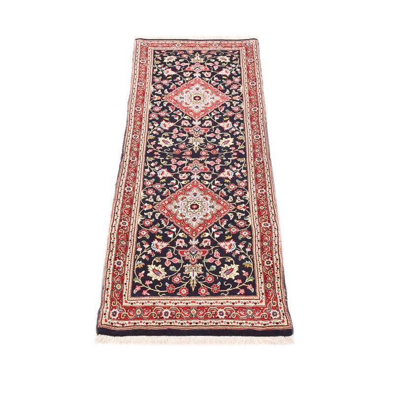 Läufer Perser - Ghom - Royal - 182 x 55 cm - dunkelblau