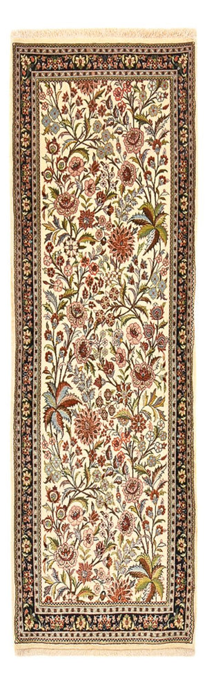 Läufer Perser - Ghom - Royal - 203 x 63 cm - hellbeige