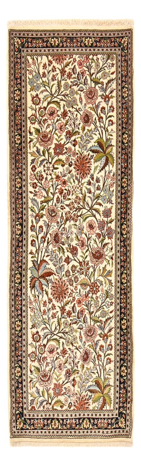 Läufer Perser - Ghom - Royal - 203 x 63 cm - hellbeige