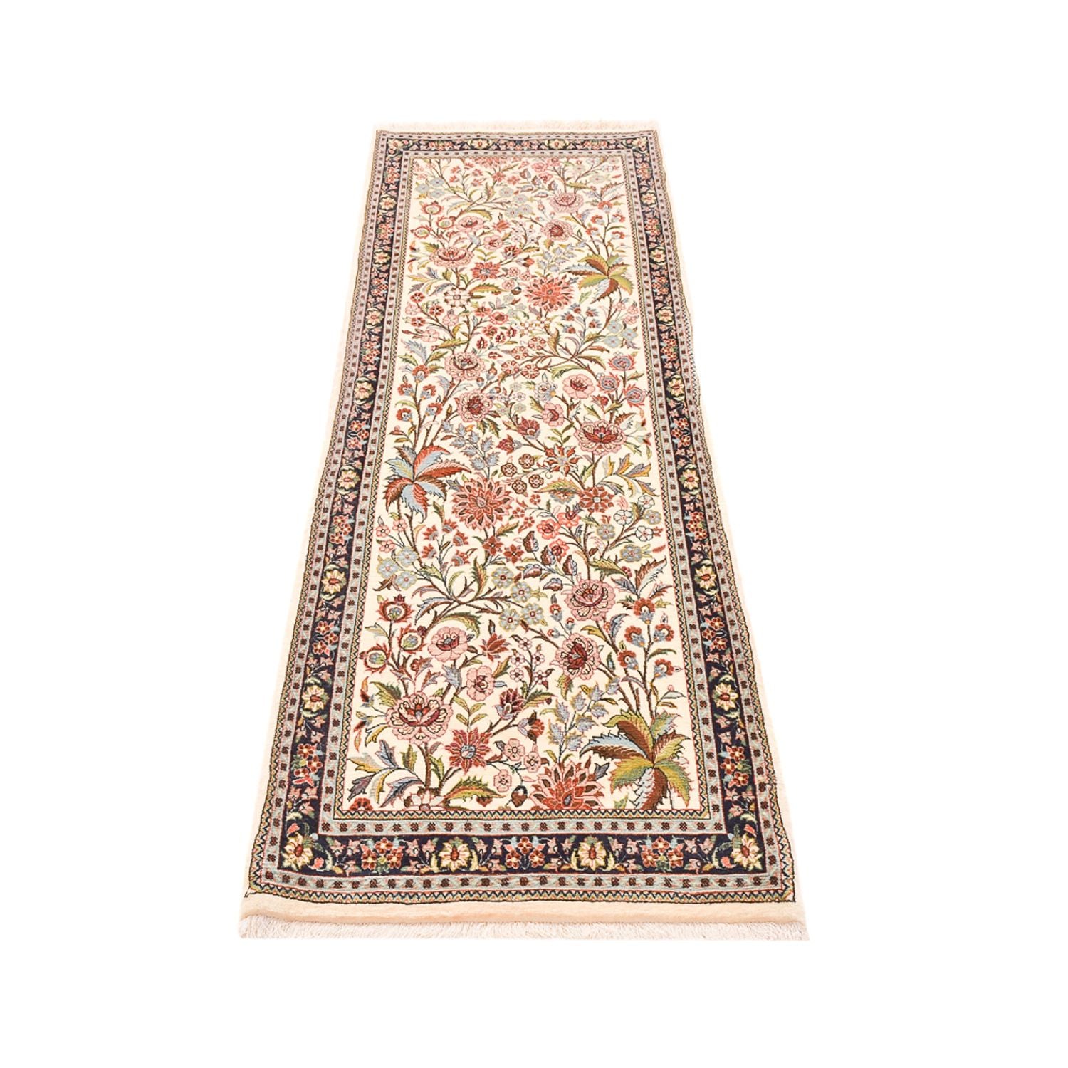Läufer Perser - Ghom - Royal - 203 x 63 cm - hellbeige