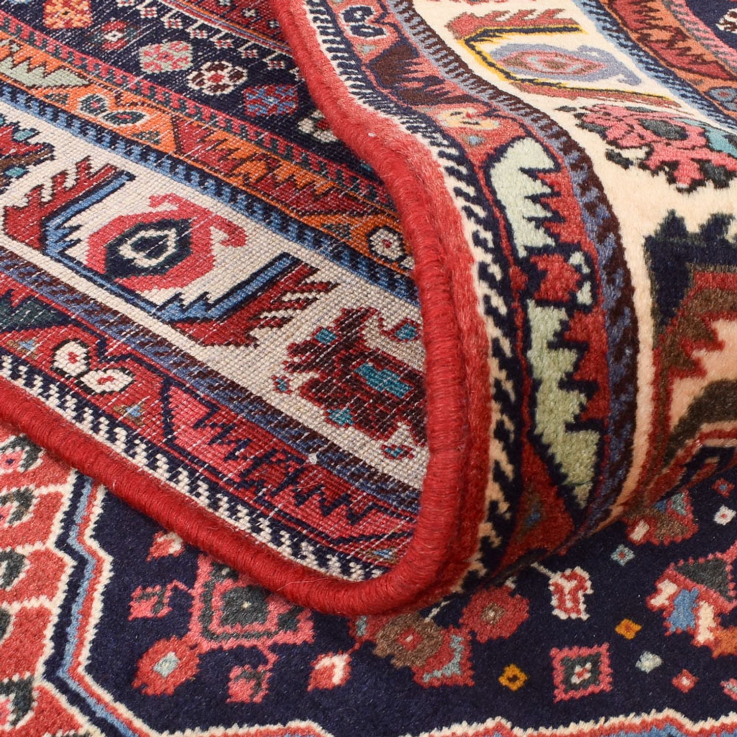Gabbeh Teppich - Kaschkuli Perser - 255 x 155 cm - hellrot