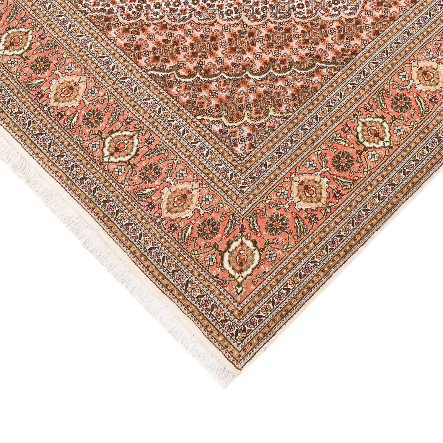 Perserteppich - Täbriz - Royal - 210 x 151 cm - rost