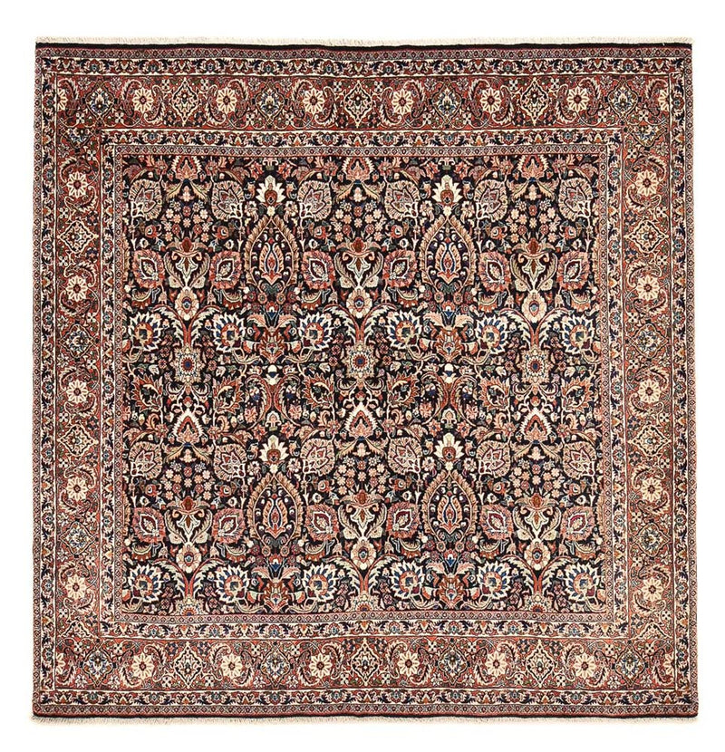 Perserteppich - Bidjar quadratisch  - 210 x 210 cm - rost