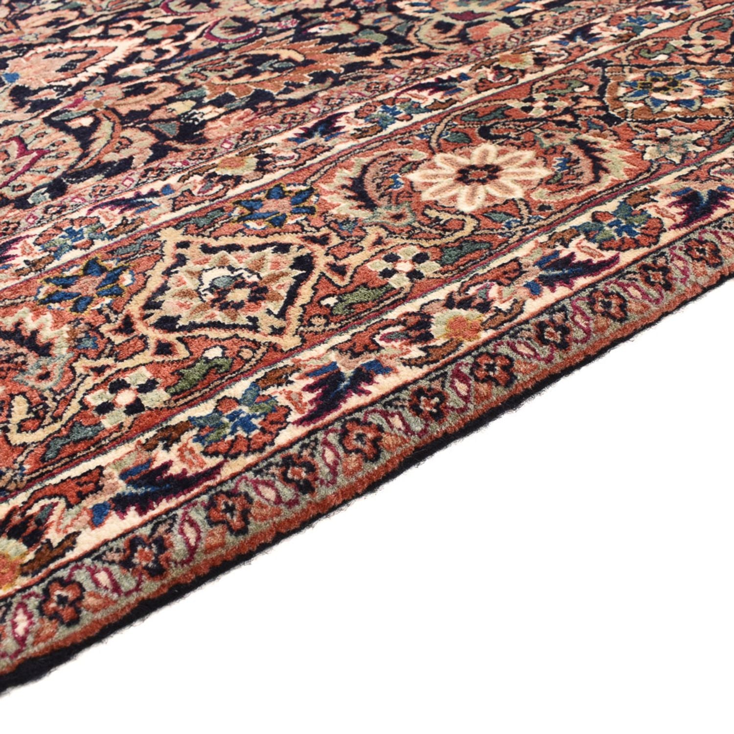 Perserteppich - Bidjar quadratisch  - 210 x 210 cm - rost