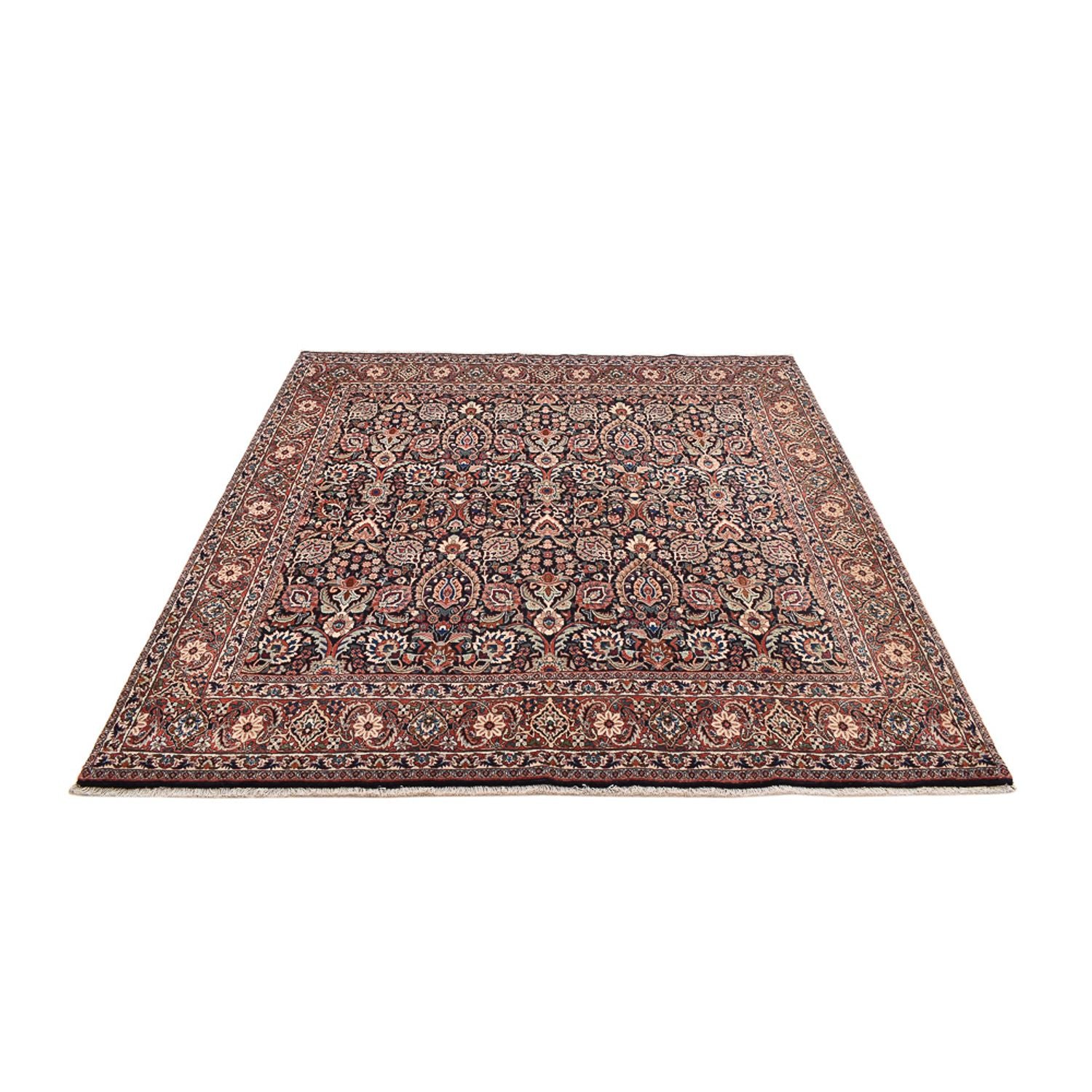 Perserteppich - Bidjar quadratisch  - 210 x 210 cm - rost